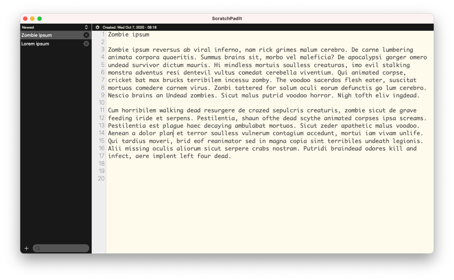 ScratchPadIt app screenshot